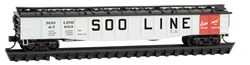 Micro Trains 106 00 016 N 50 Foot Steel Gondola SOO Line #67653