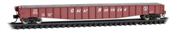 Micro Trains 107 00 051 N 65' Mill Gondola with Drop Ends & Pipe Load Great Northern #79033
