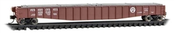Micro-Trains 107 00 090 N 65' Mill Gondola with Drop Ends and H-Beam Load Pennsylvania Railroad #439048