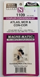 Micro-Trains 1109 N Coupler Conversion Kit ATLAS, MCR & CON-COR Fits: ATLAS EMD SD-45 OR ALCO RSC-2, CON-COR ALCO 636, MCR FA-1 OR FA-2