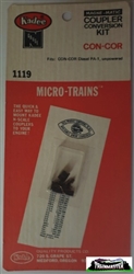 Micro Trains 1119 N Magne-Matic Front and Rear Couple Conversion Kit CON-COR Fits; CON-COR Diesel PA-1, Unpowered 
