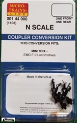 Micro Trains 001 44 000 N Locomotive Coupler Conversion Kits Minitrix EMD F9 Powered