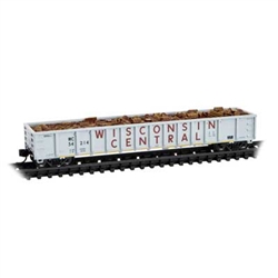 Micro Trains 170 00 021 N Wisconsin Central Gondola W/Ld 54214