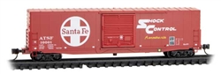 Micro Trains 180 00 380 N 50' Box Santa Fe Single Door ATSF #10001
