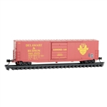 Micro Trains 180 00 420 N 50' Boxcar with 10' Door No Roofwalk Short Ladders Delaware & Hudson #27078
