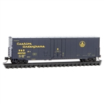 Micro Trains 181 00 220 N 50' Boxcar with 8' Plug Door No Roofwalk Short Ladders Baltimore & Ohio #482760