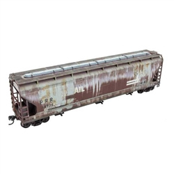 Micro Trains 2000 10007 HO 3-Bay Covered Hopper Conrail ex-Pennsylvania #888538 Weathered Kit