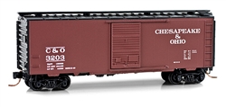 Micro Trains 020 00 276 N 40' PS-1 Boxcar Chesapeake & Ohio #3203