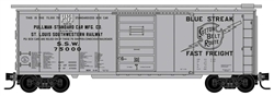 Micro Trains 020 00 327 N 40' Single-Door Boxcar Cotton Belt SSW #75000 75,000th PS-1 Boxcar Scheme