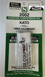 Micro-Trains 2002 N Coupler Conversion Kit Fits: USRA 2-8-2 MIKADO Pilot and Tender Conversions