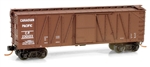 Micro Trains 028 00 120 N 40' Wood Sheathed Outside Braced Boxcar Canadian Pacific #230103