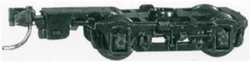 Micro Trains 003 02 051 N Four Wheel Passenger Car Trucks With Adjustable Length Couplers 1 Pair