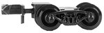 Micro Trains 003 04 021 N Bettendorf Trucks With Rapido Style Couplers 1 Pair
