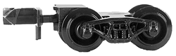 Micro Trains 003 04 021 N Bettendorf Trucks With Rapido Style Couplers 1 Pair