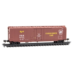 Micro Trains 032 00 610 N 50' Plug-Door Boxcar Pennsylvania Railroad #45743 Tuscan