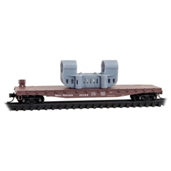 Micro Trains 045 00 640 N 50' Fishbelly-Side Flatcar w/Bearing Housing Load Great Northern #65356