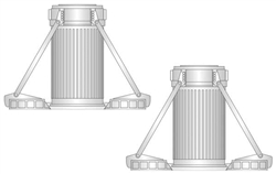 Micro Trains 499 43 818 N Nuclear Waste Container Load 2-Pack