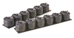 Micro Trains 499 43 962 N Gondola Bulk Concrete Container Load pk2