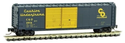 Micro Trains 506 00 391 Z 50' Standard Box Car Double Doors Chesapeake & Ohio #5916
