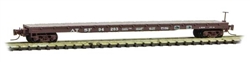 Micro Trains 524 00 160 Z 60' Flat Car AT&SF #94283