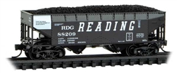 Micro Trains 055 00 630 N 33' 2-Bay Offset-Side Hopper Reading #88209