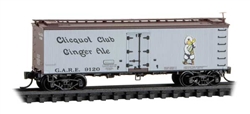 Micro Trains 058 00 610 N 36' Wood-Sheathed Ice Reefer Clicquot Club GARE #9120