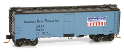 Micro Trains 059 00 540 N 40' Steel Reefer R-N 40-10 American Beef Packers Inc. #75529