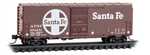 Micro Trains 073 00 600 N 40' Single-Door Boxcar No Roofwalk Santa Fe #274671