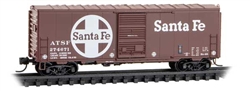 Micro Trains 073 00 600 N 40' Single-Door Boxcar No Roofwalk Santa Fe #274671