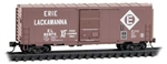 Micro Trains 073 00 610 N 40' Single-Door Boxcar No Roofwalk Erie Lackawanna #82875