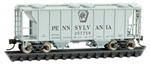 Micro Trains 095 00 061 N PS-2 2-Bay Covered Hopper Pennsylvania Railroad #257759
