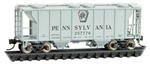 Micro Trains 095 00 062 N PS-2 2-Bay Covered Hopper Pennsylvania Railroad #257776