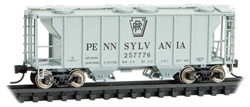 Micro Trains 095 00 062 N PS-2 2-Bay Covered Hopper Pennsylvania Railroad #257776