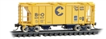 Micro Trains 095 00 091 N PS-2 2-Bay Covered Hopper Chessie System B&O #631517