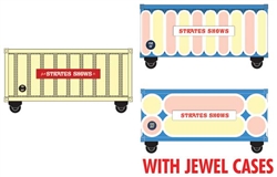 Micro Trains 983 02 272 N Circus Container 3-Pack Assembled Strates Shows Set #1 #119 158 100 Duke Ash Era Schemes