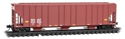 Micro Trains 099 00 352 N Evans 100-Ton 3-Bay Covered Hopper BNSF Railway #424822