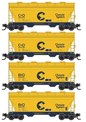 Micro Trains 993 00 213 N Chessie Runner Pack 4/ Foam Case