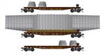 Micro Trains 993 02 182 N Wing Carrier Flat Set 3/