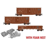 Micro Trains 993 02 235 N MOW Maintenance of Way Southern Pacific 3-pack Foam