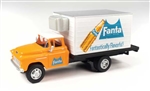 Classic Metal Works 30647 HO 1957 Chevrolet Refrigerated Box Truck Assembled Mini Metals Fanta