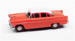 Classic Metal Works 30664 HO 1955 Ford 4-Door Sedan Assembled Torch Red