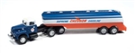 Classic Metal Works 31206 HO 1954 IH R-190 Tractor w/Tank Trailer Assembled Chevron