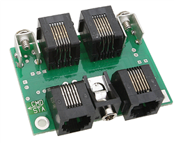 NCE UTP Cab Bus Fascia Panel RJ12 Telephone Type Connectors