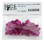 NCE 287 Male Quick Connect Pkg 20