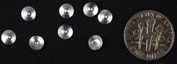 Ngineering N70058 HO Aluminum Lampshades Pkg 8 18" Pkg 8