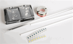 Ngineering NK0142 HO 18' Curved-Neck Streetlight Kit w/ LEDs