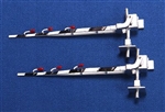 NJ International 1171 HO Grade Crossing Signals Gates Only w/"A" Type Arm Black White