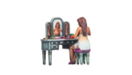 Noch 10423 HO Woman at the DressingTable