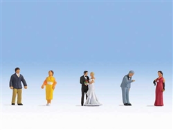 Noch 12861 HO Wedding Sound Scene Micro Sound 6 Figures and Sound Circuit with speaker
