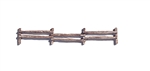 Noch 13030 HO Pasture Fence 2-Slat 1/2 x 40"